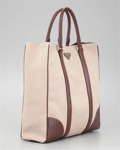 prada cancas tote|prada canvas tote bag.